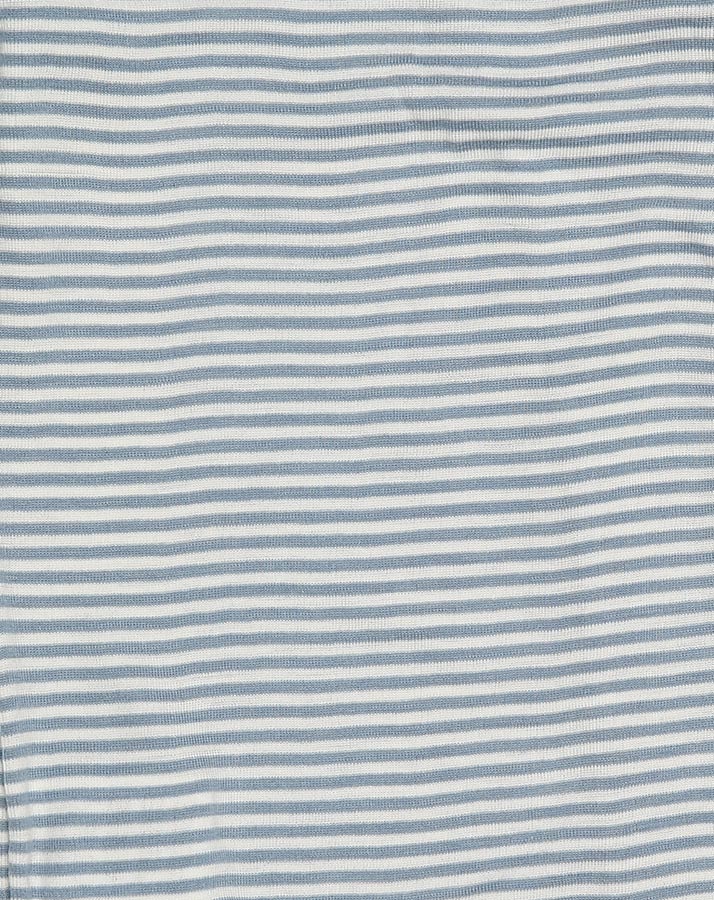 Strampler JOY STRIBE mit Seide in blau/weiß