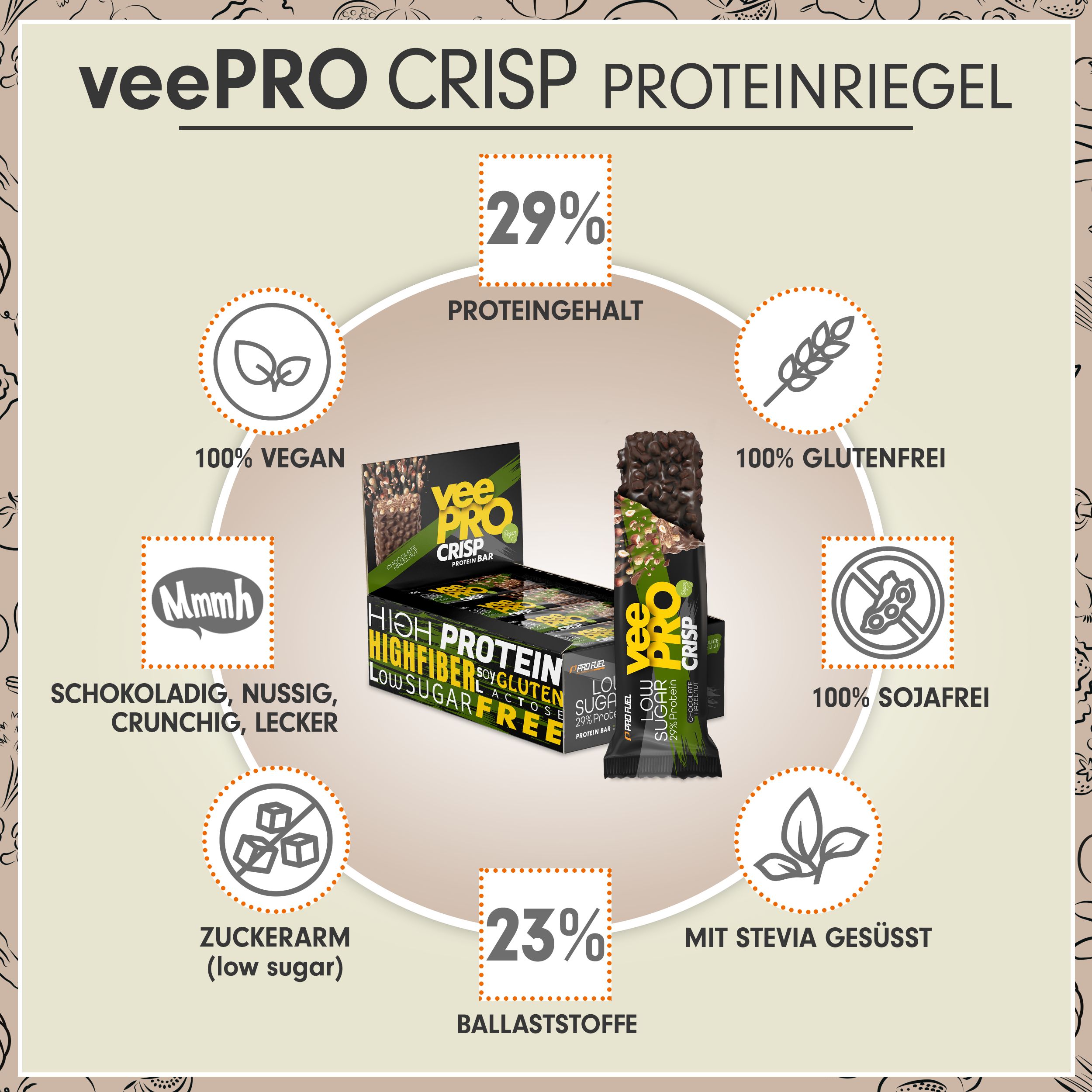 ProFuel - veePRO CRISP Proteinriegel