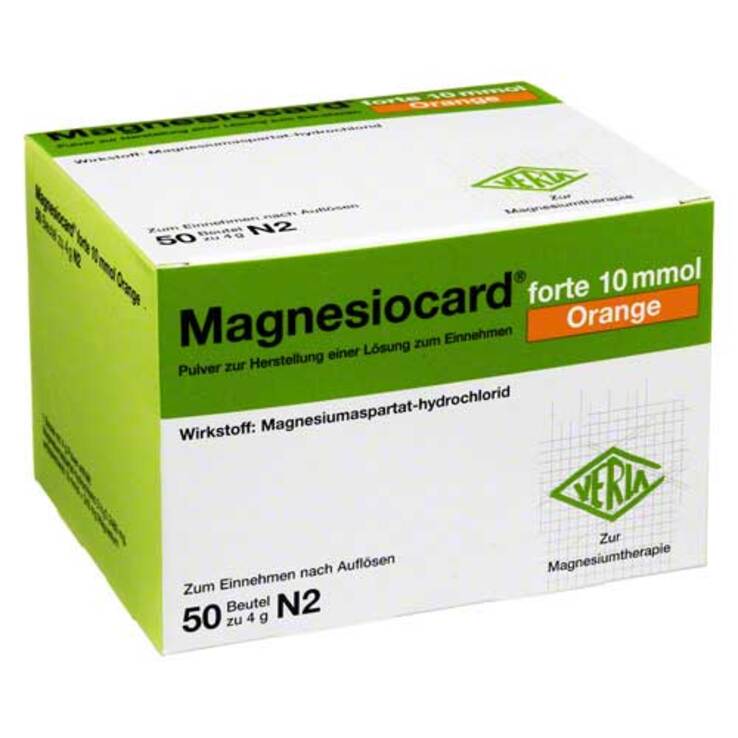 Magnesiocard forte 10 mmol Orange Pulver, 50 St