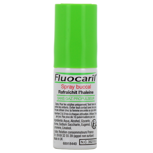 Spray buccal haleine fraîche Fluocaril