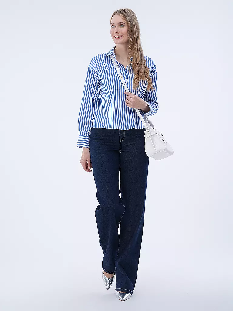 EMPORIO ARMANI Jeans Wide Leg Fit  blau