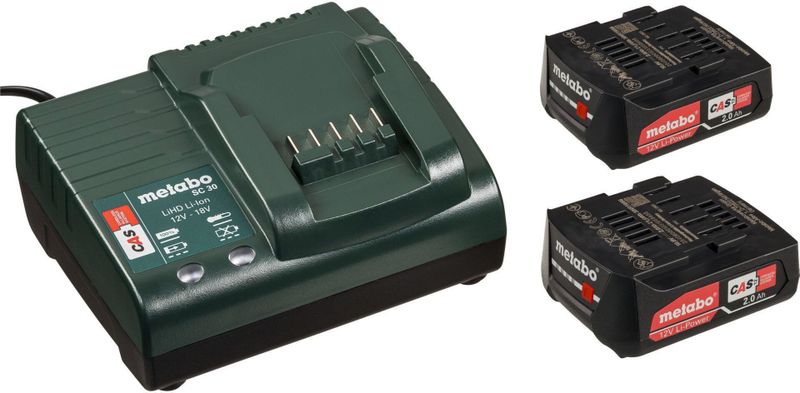 Metabo - POWERMAXX BS 12 - Boorschroefmachine - 12V - 2 Accu's