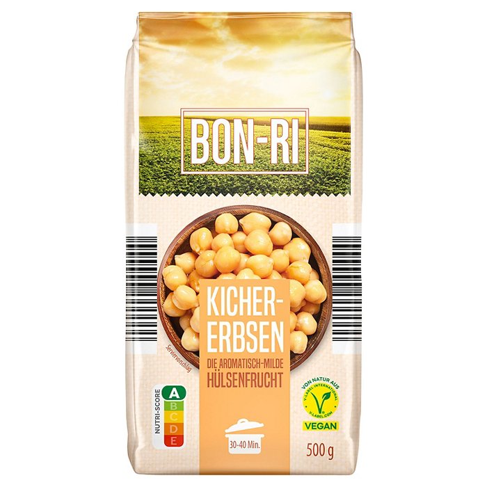 BON-RI Hülsenfrüchte 500 g, Kichererbsen