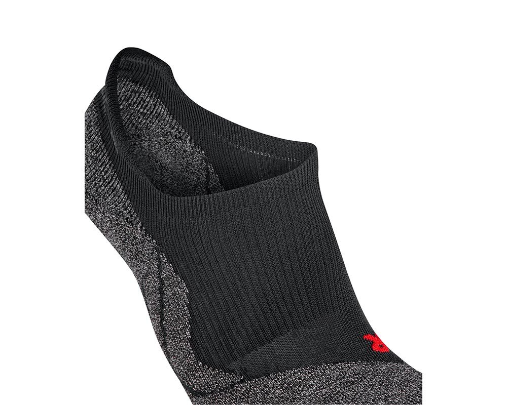 Falke RU3 Comfort Invisible Hardloopsokken Zwart/Grijs Heren