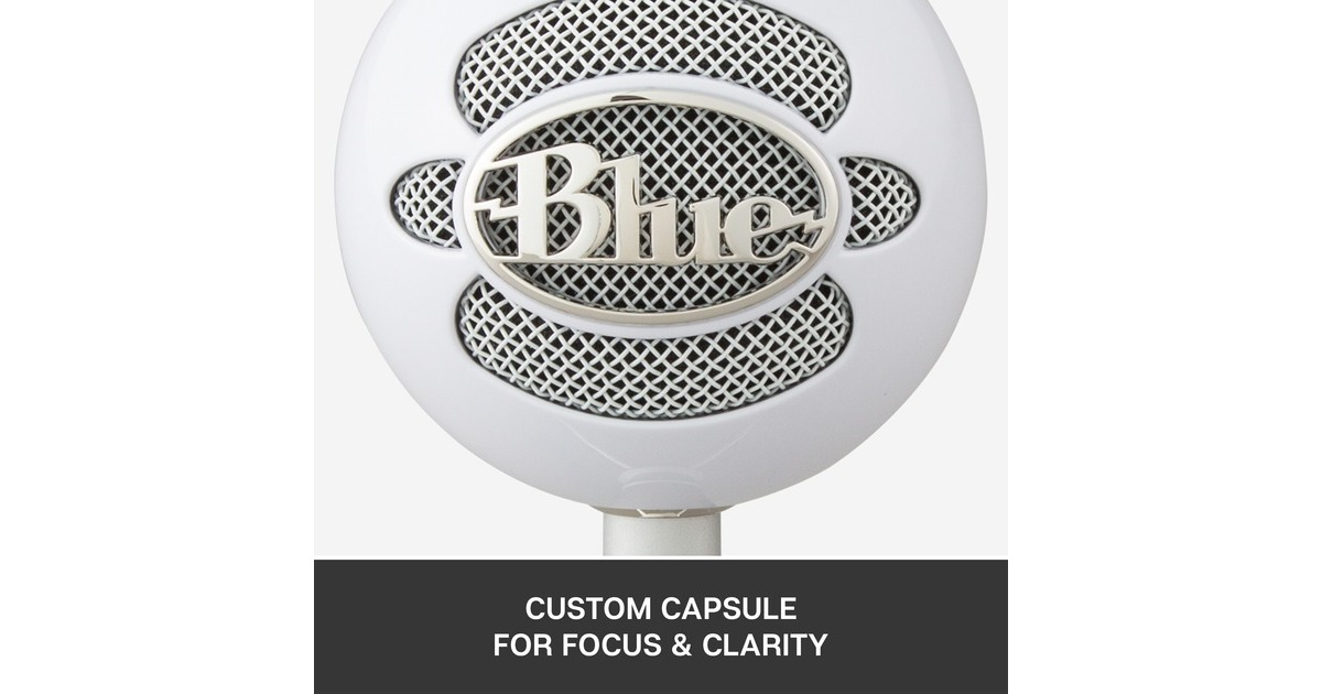 Blue MicrophonesSnowball iCE microfoon  (Wit)
