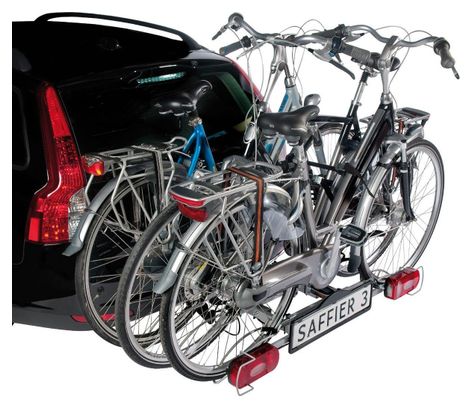 Eufab -  Porte-vélos 3 Vélos Basculant Sur Attelage Saffier 3 - Eufab