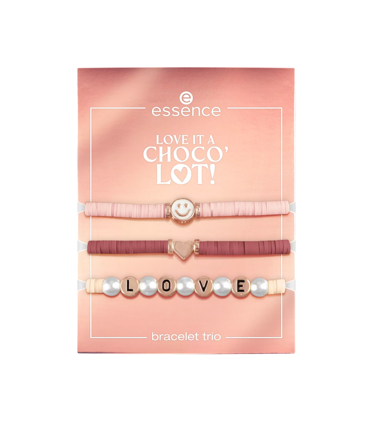 essence - *Love It A Choco'lot* - Trio de pulseiras