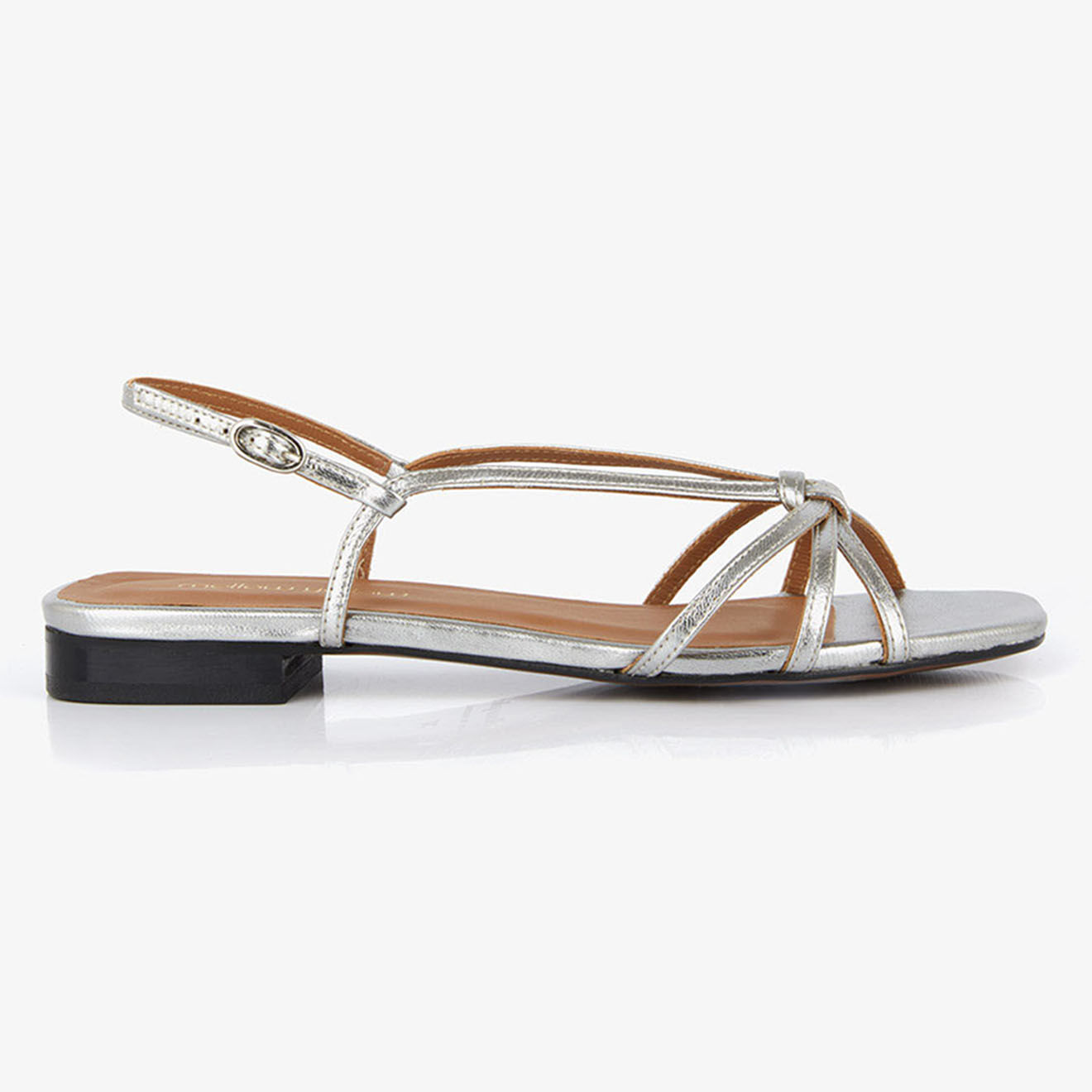 Mellow Yellow Sandales en Cuir Paige plomb