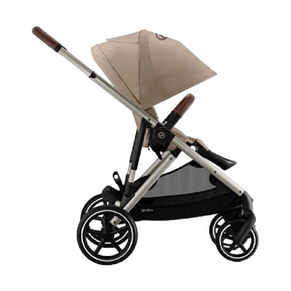 Cybex Gazelle S Kinderwagen 2-in-1 - Taupe - Almond Beige / Beige | Cybex Cloud G I-Size Plus Autostoeltje - Moon Black