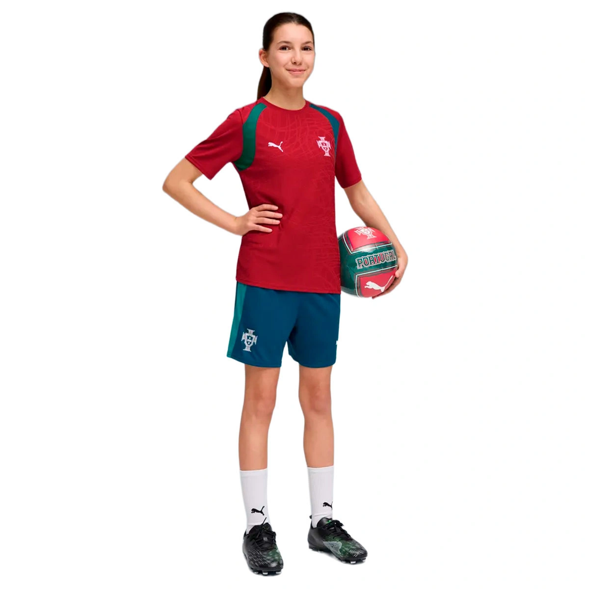 Calções Puma Portugal Training Mundial 2026 Criança