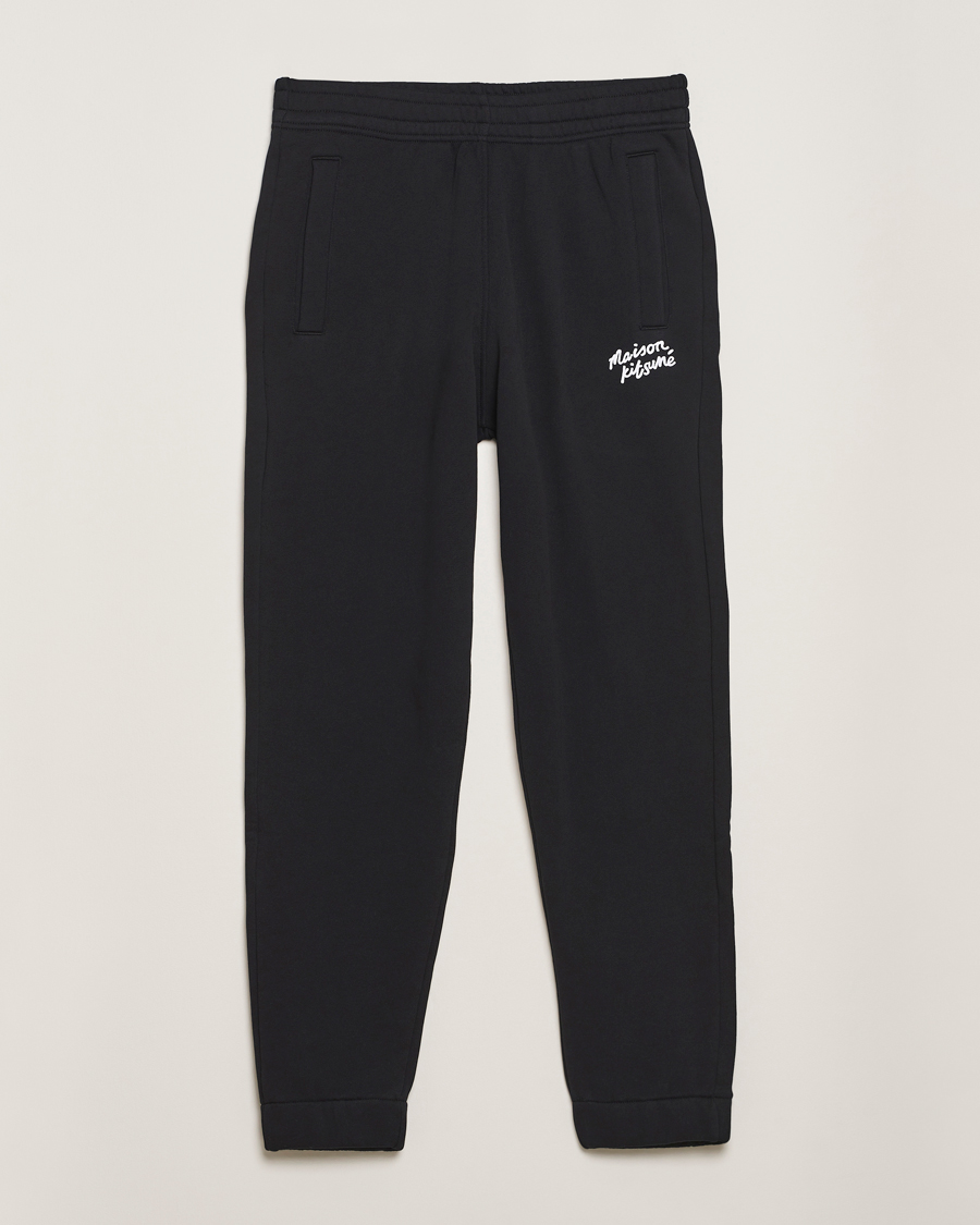 Maison Kitsuné Handwriting Sweatpants Black
