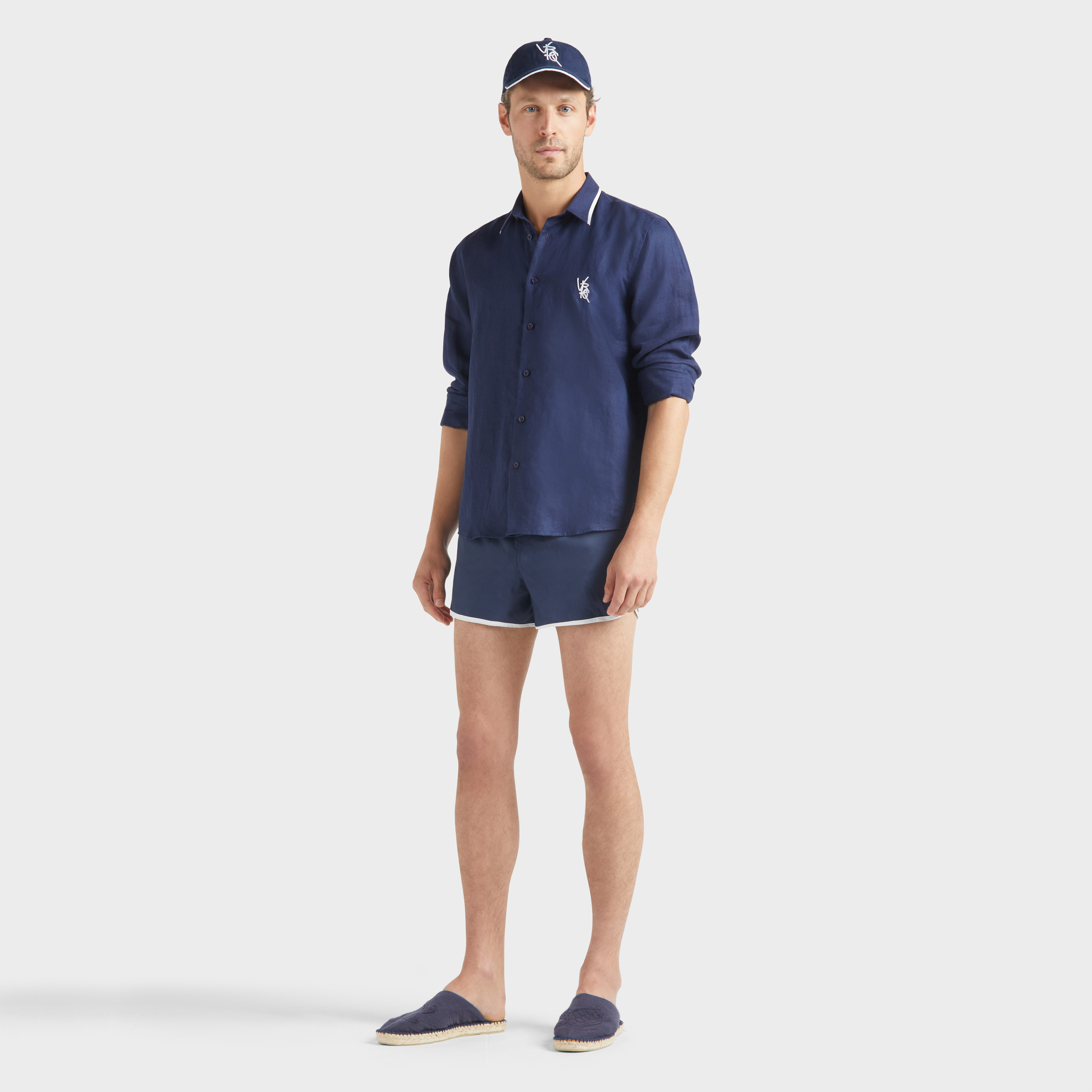 Maillot de bain homme ultra-léger et pliable uni