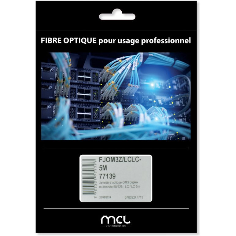 MCL FJOM3Z/LCLC câble InfiniBand et à fibres optiques 5 m LC LC/LC Couleur aqua