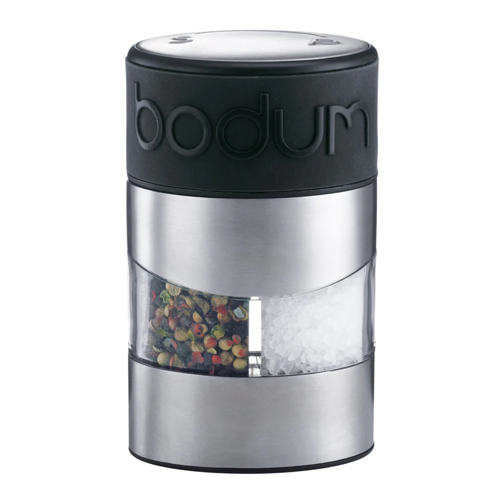 Moulin à sel et poivre combiné manuel noir Bodum