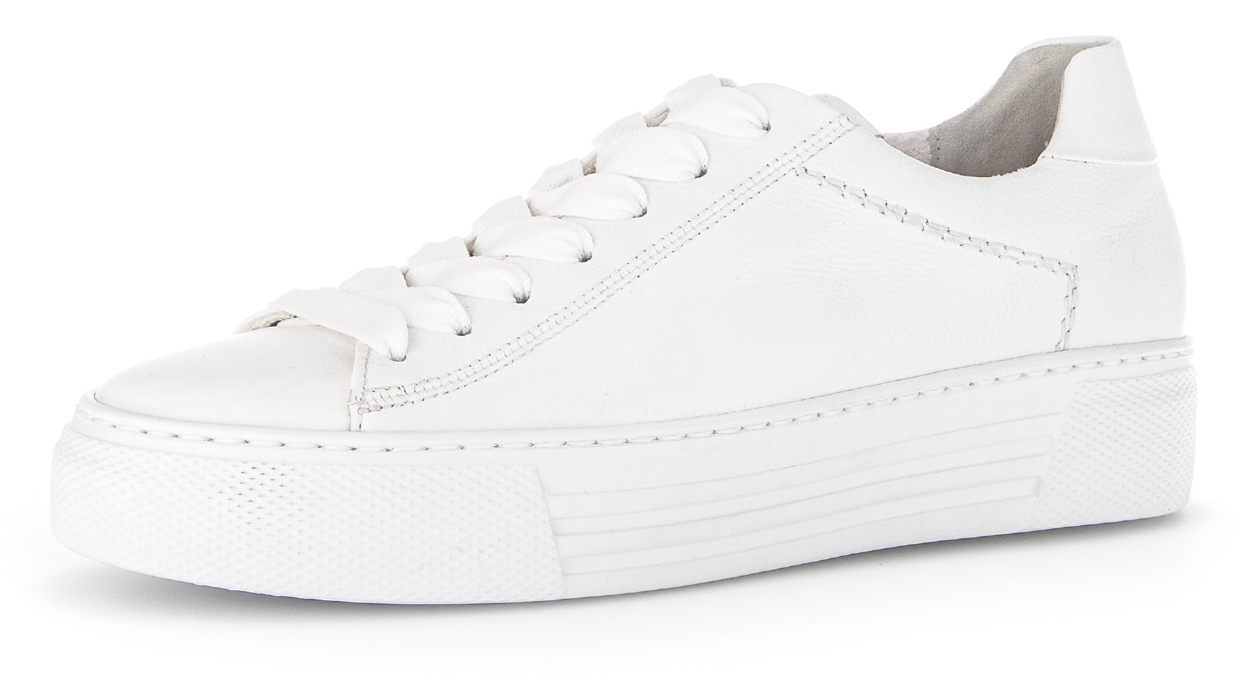 Gabor Plateausneaker »FLORENZ«  , Freizeitschuh, Halbschuh, Schnürschuh mit dezenten Ziernähten