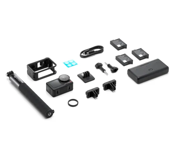 DJI Osmo Action 5 Pro - Adventure Combo - action-kamera - 4K / 120 fps - flash 64 GB - Wi-Fi, Bluetooth - undervands op til 20 m