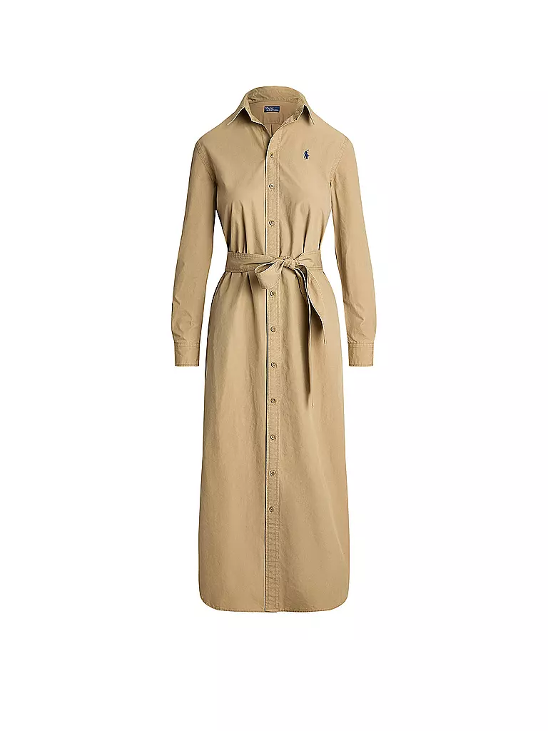 POLO RALPH LAUREN Midikleid beige