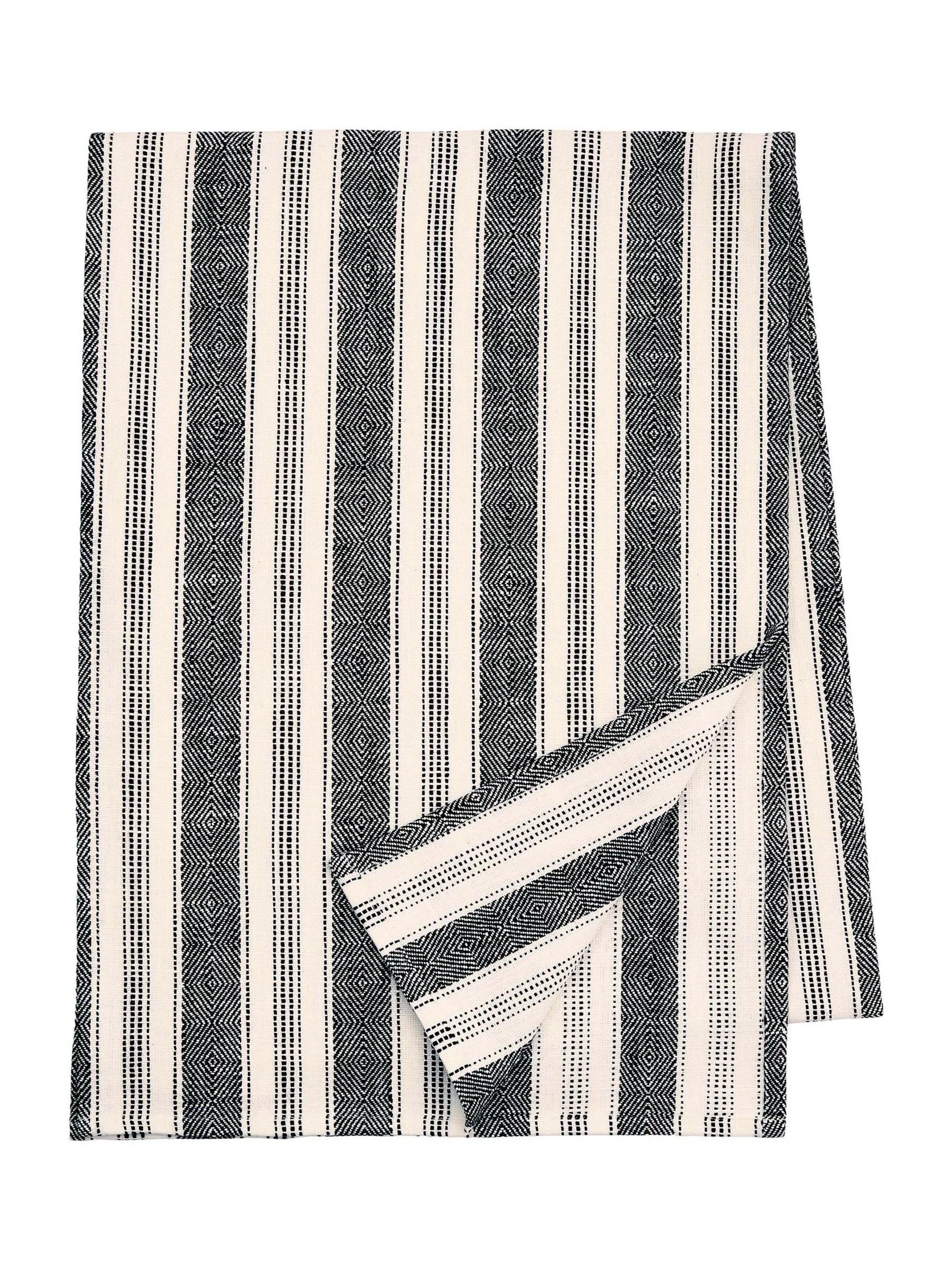 Bedeck of Belfast Saja Stripe 100% Cotton Table Runner