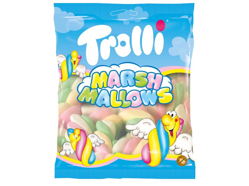 Trolli Kaubonbon Marshmallows 175 g Schaumzuckerbonbons mit Vanillegeschmack