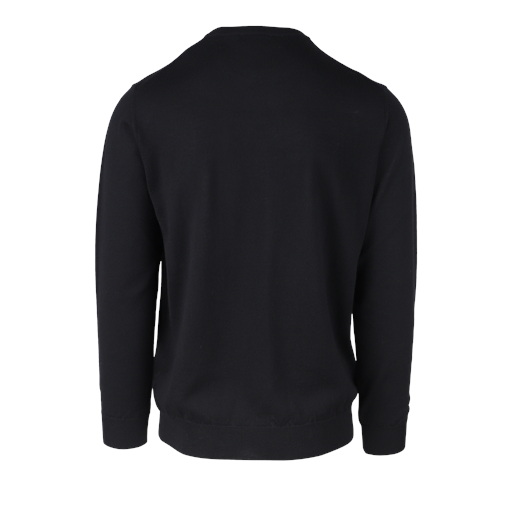 Nordstrand Langærmet Crew Striktrøje, Sort, XL