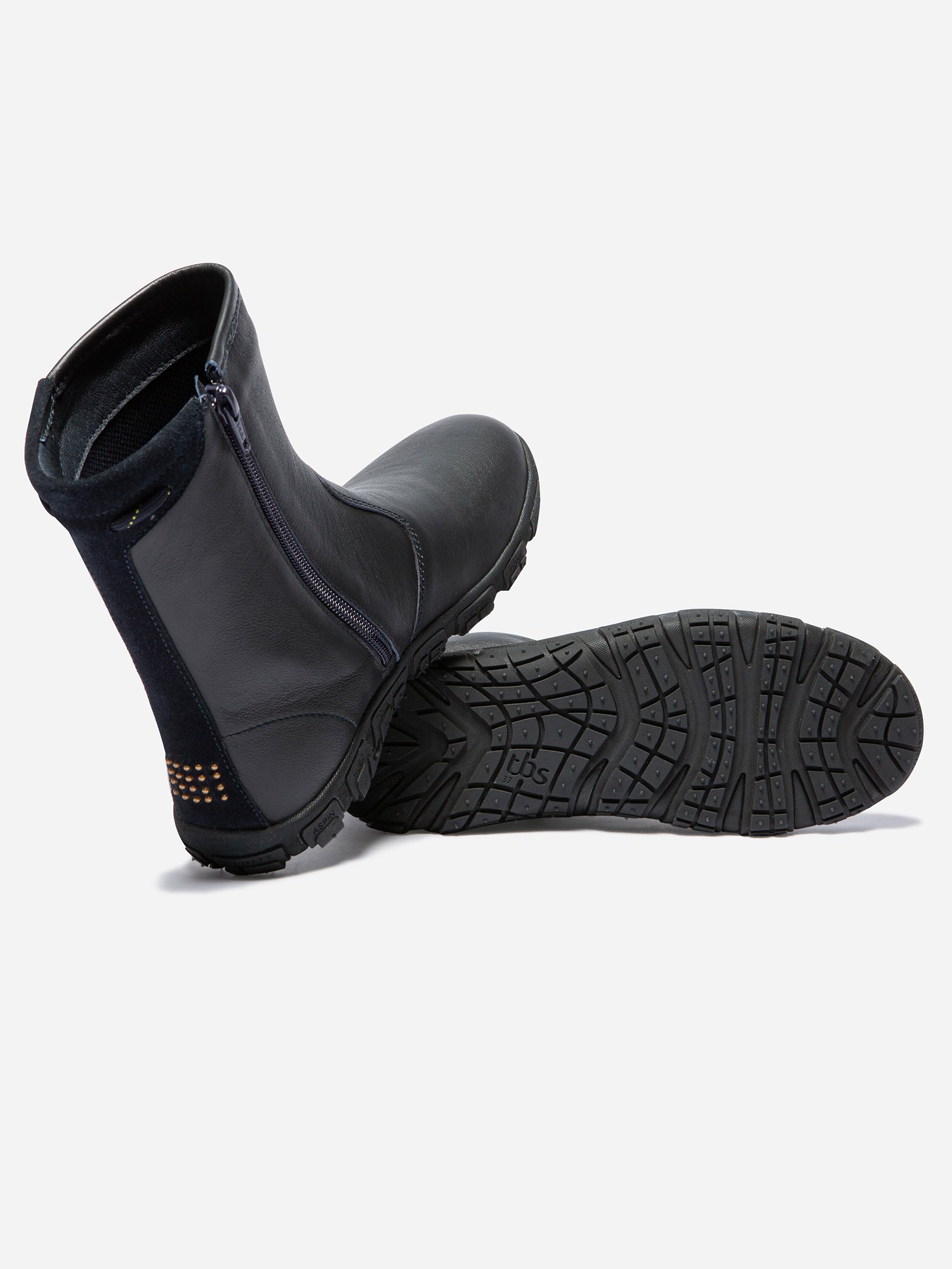 Boots Femme Confort Cuir Marine