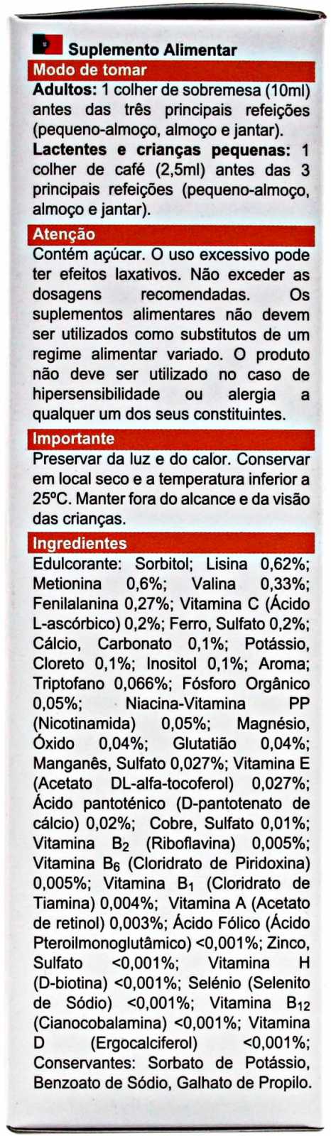 Fharmonat GR75 Vitaminas e Minerais 250 ml