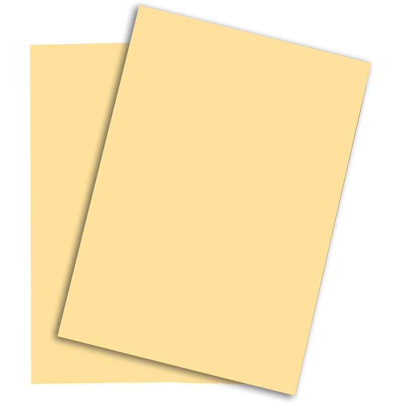 Rainbow Papier farbig, A4, 160 g/m², chamois