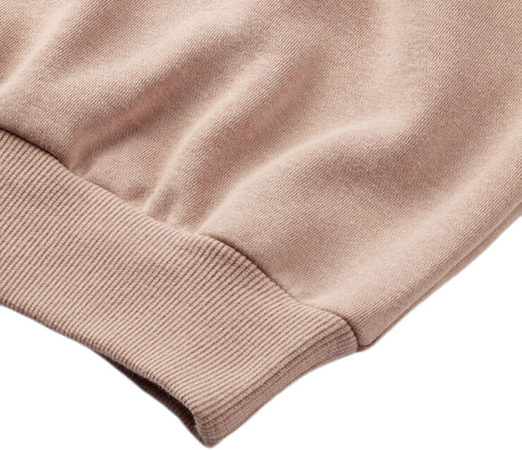 Carite Oversized Crop hættetrøje Pink