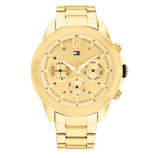 Tommy Hilfiger Lars 1792060 Herreur, Guld, 46 mm