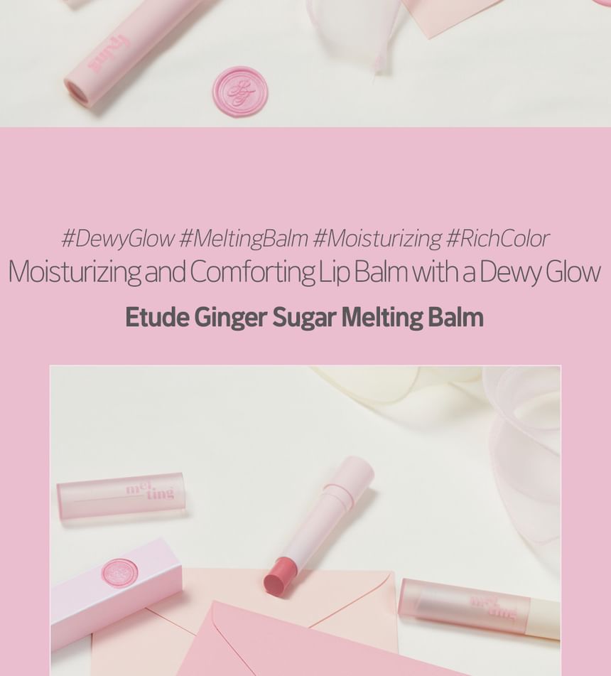 ETUDE - Ginger Sugar Melting Balm Dear My Bestie Collectie - 2 Kleuren