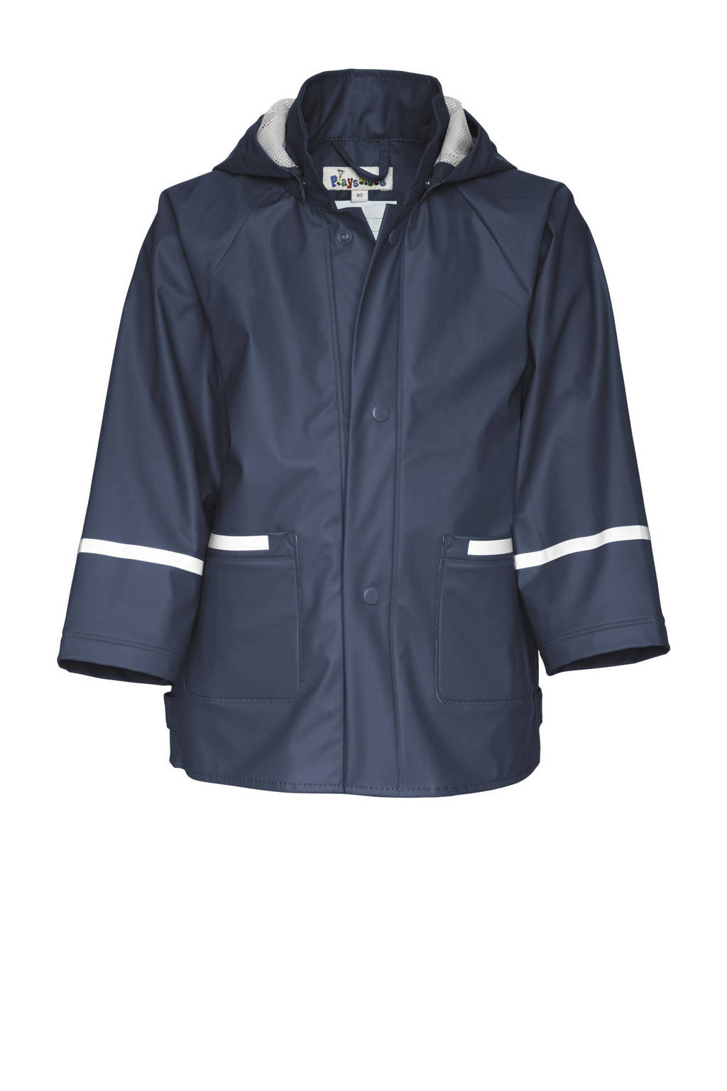 Playshoes regenjas donkerblauw/lichtblauw