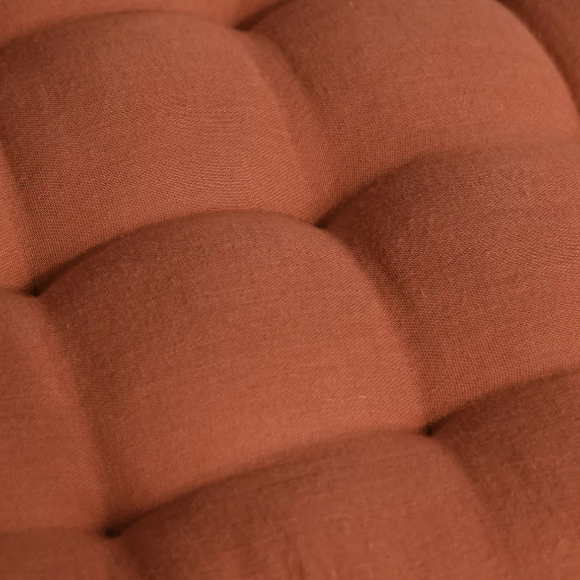 Matelas de sol gaze de coton (60 x 120 cm) Gaïa Terracotta
