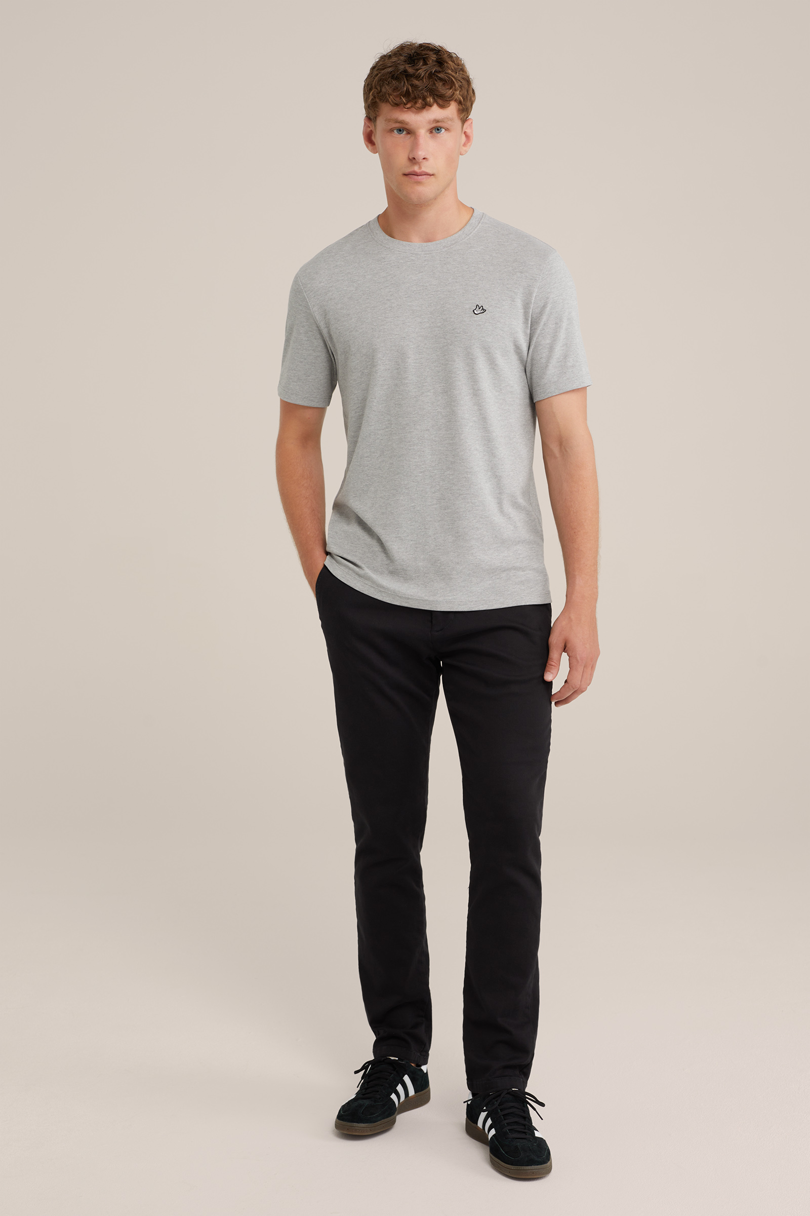 T-shirt Fundamentals Lichtgrijs
