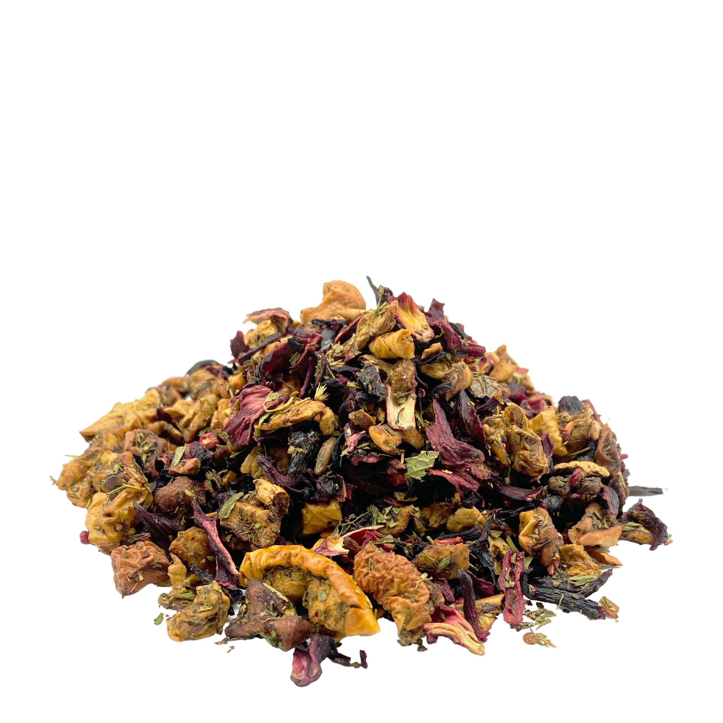 tea4me Süße Waldhimbeere Früchtetee mit Zink und Vitamin C
