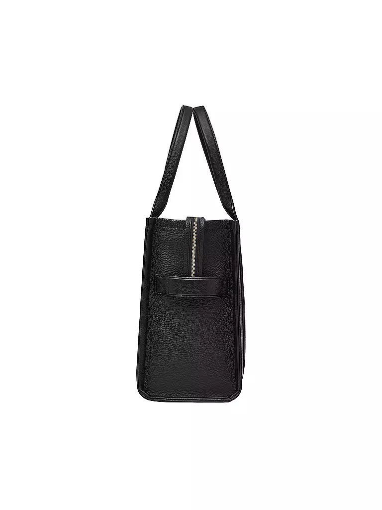 MARC JACOBS Ledertasche - Tote Bag THE LARGE TOTE schwarz