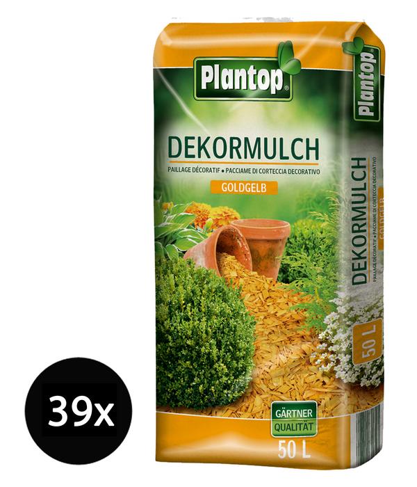Ziegler Plantop Dekormulch Goldgelb, 39 x 50