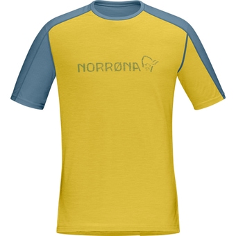 Norrøna Falketind Equaliser Merino  T-Shirt Calendula Herren