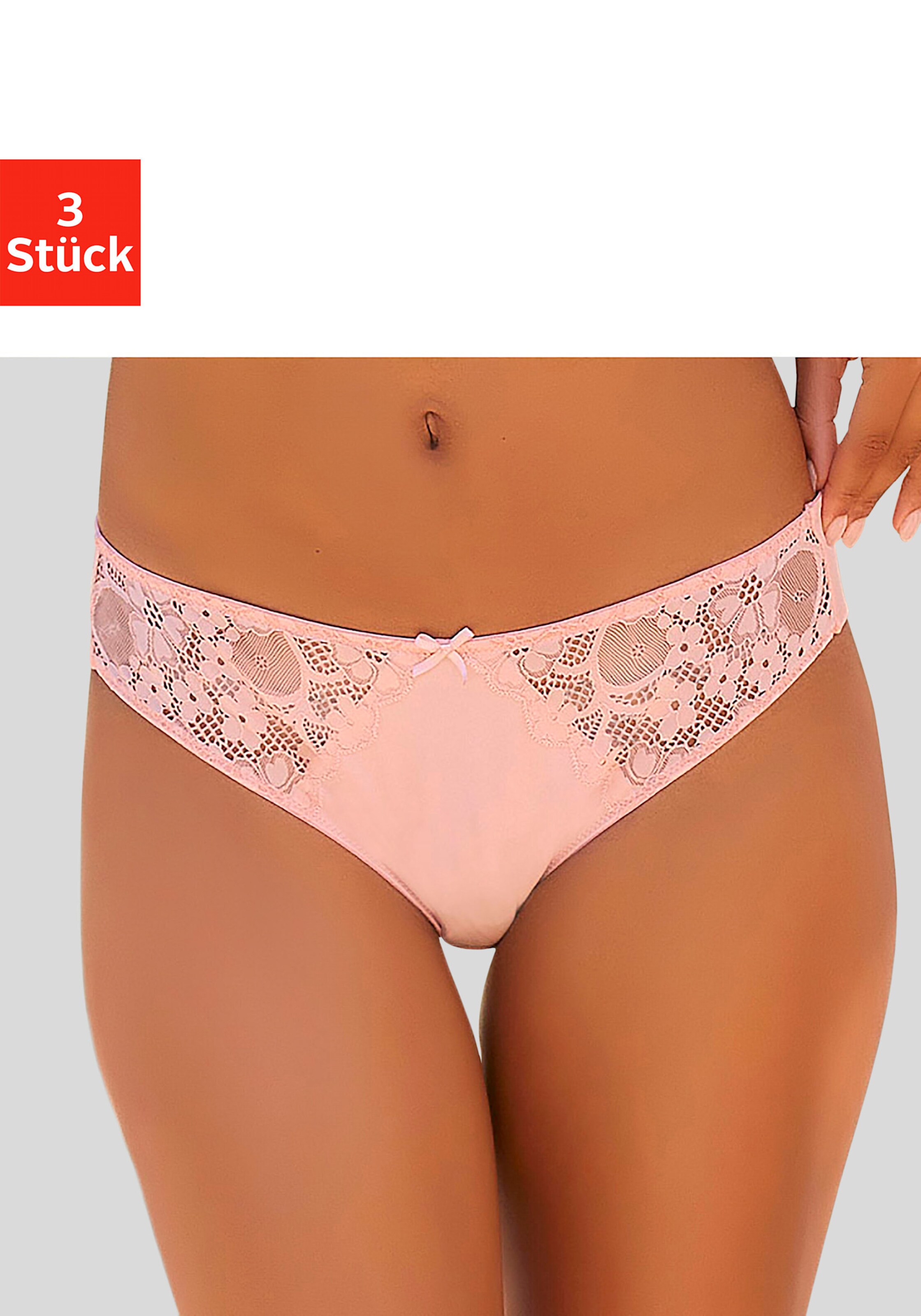petite fleur Slip in pfirsich+mint+creme
