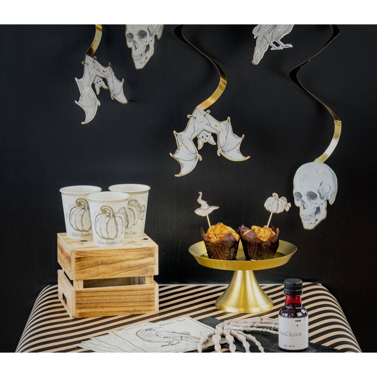 Halloween Hangspiralen 60cm 6st