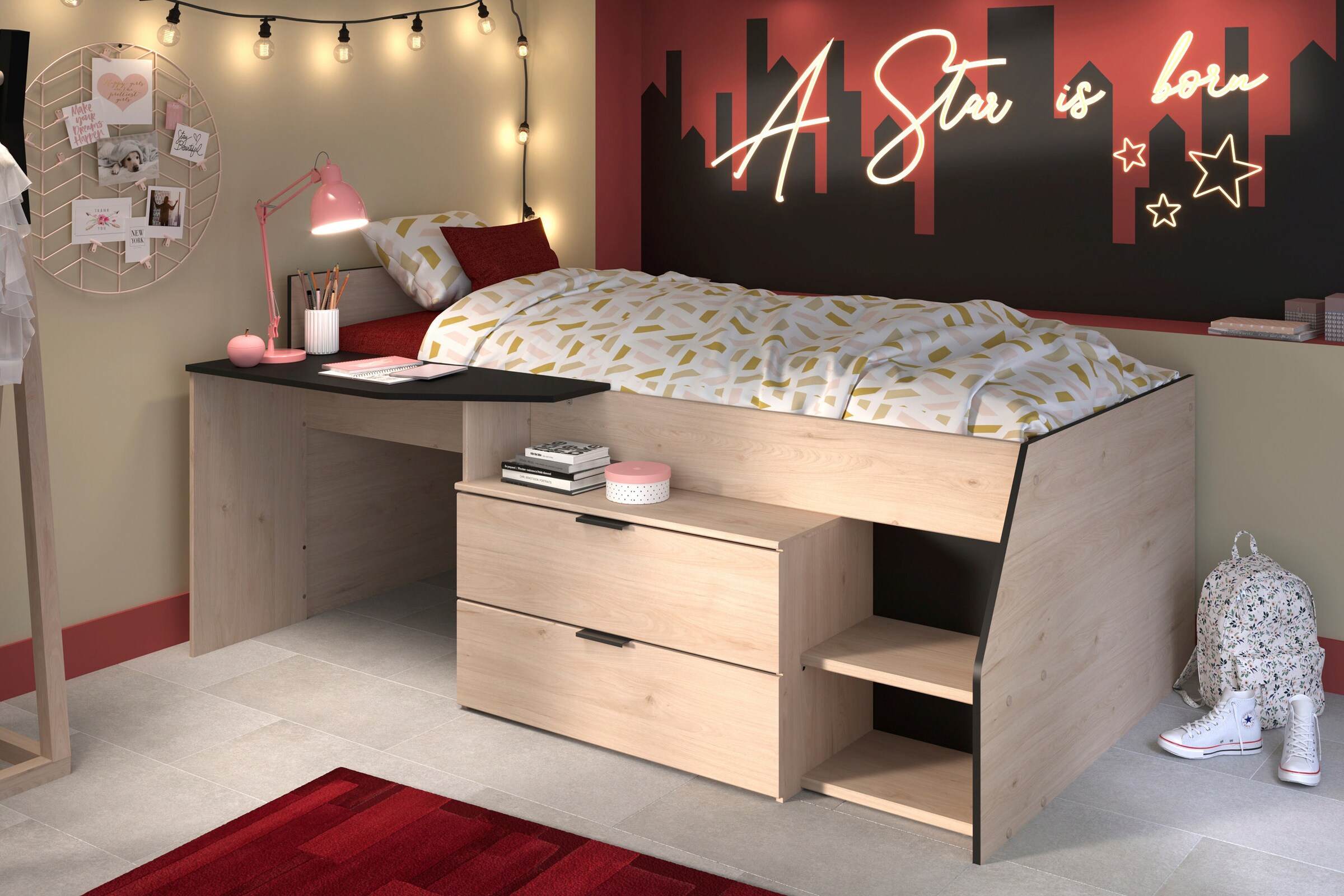 PARISOT Multifunktions Hochbett 