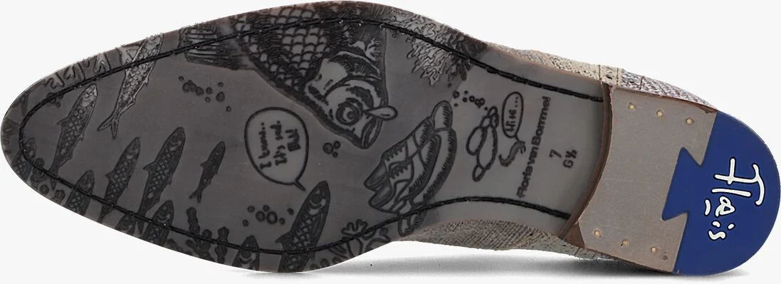 FLORIS VAN BOMMEL beige floris van bommel nette schoenen sfm-30161