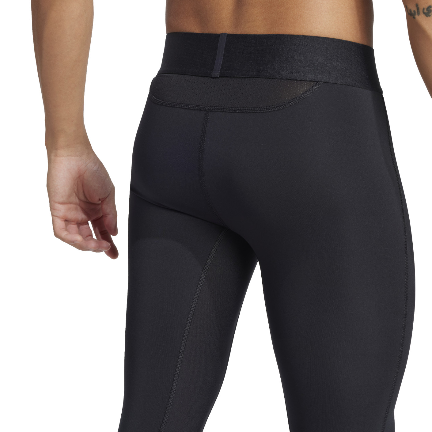 Adidas Techfit Lange Legging Zwart Wit