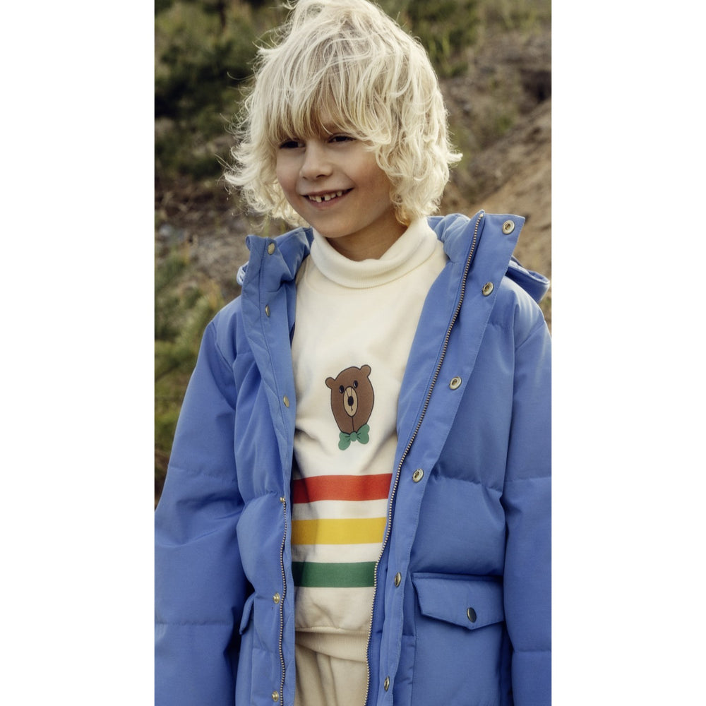 Køb Mini Rodini Blue Solid Heavy Puffer