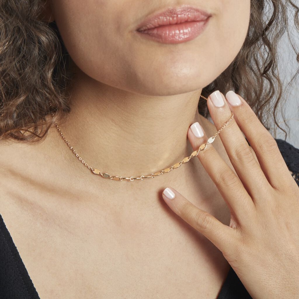 Collier Plaqué Or Leontine