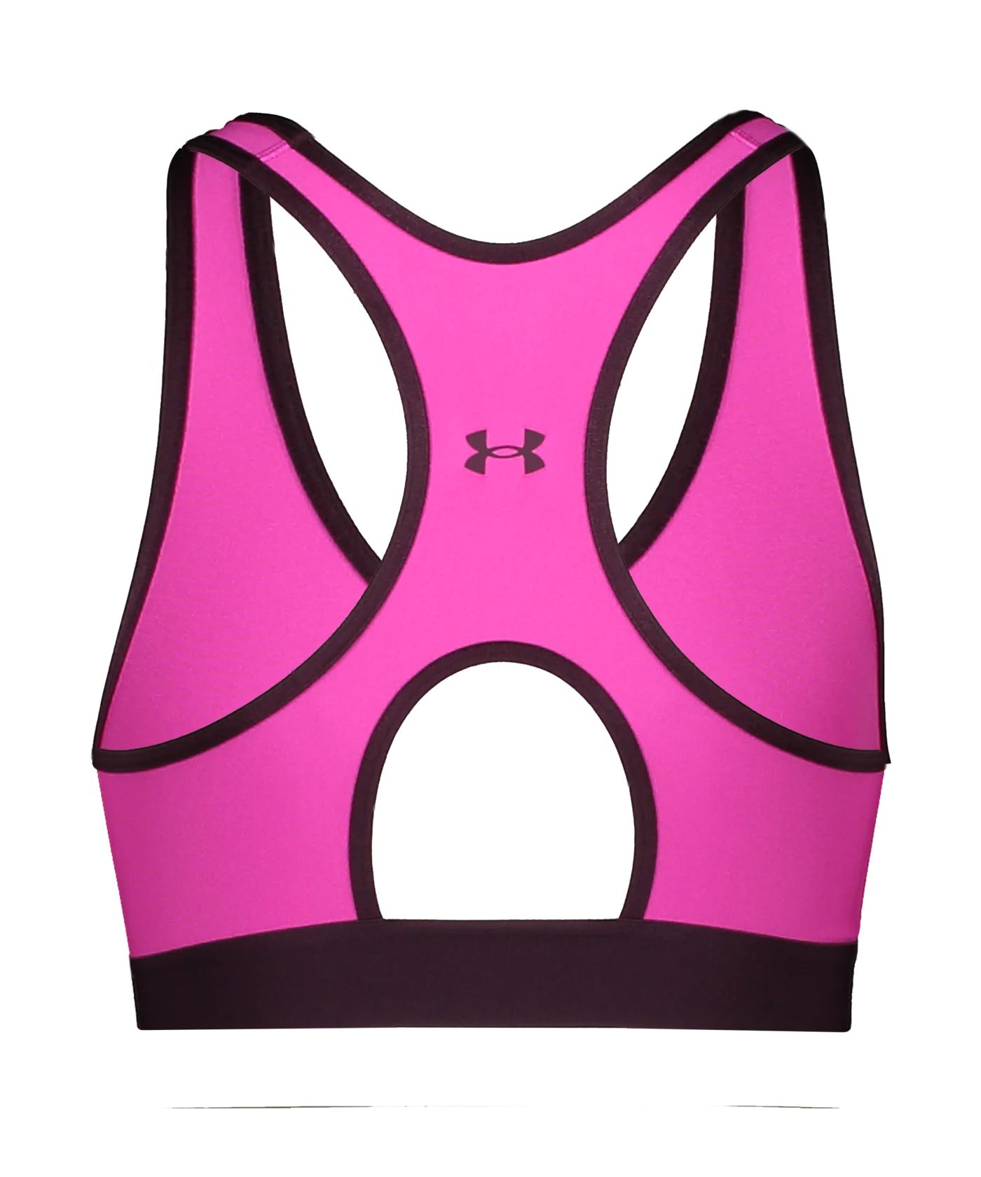 Under Armour Mid Keyhole Sport-BH Damen Pink F660
