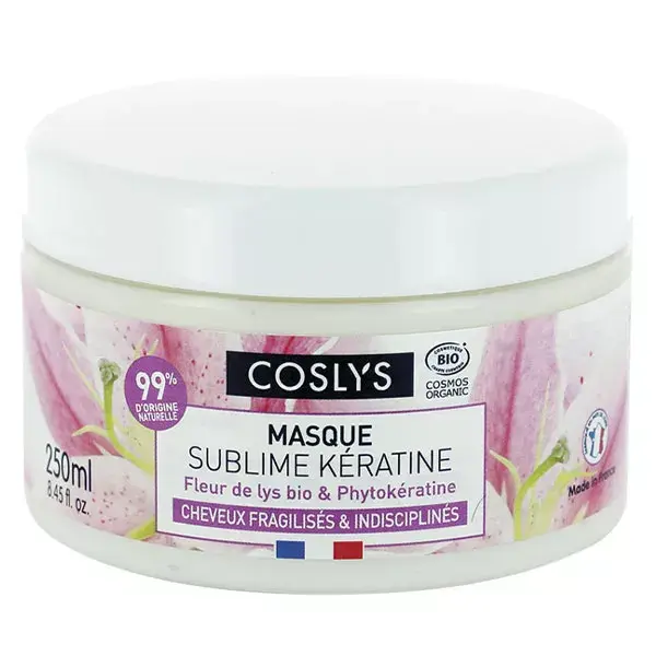 Máscara Capilar de Queratina Orgânica Sublime da Coslys 250ml