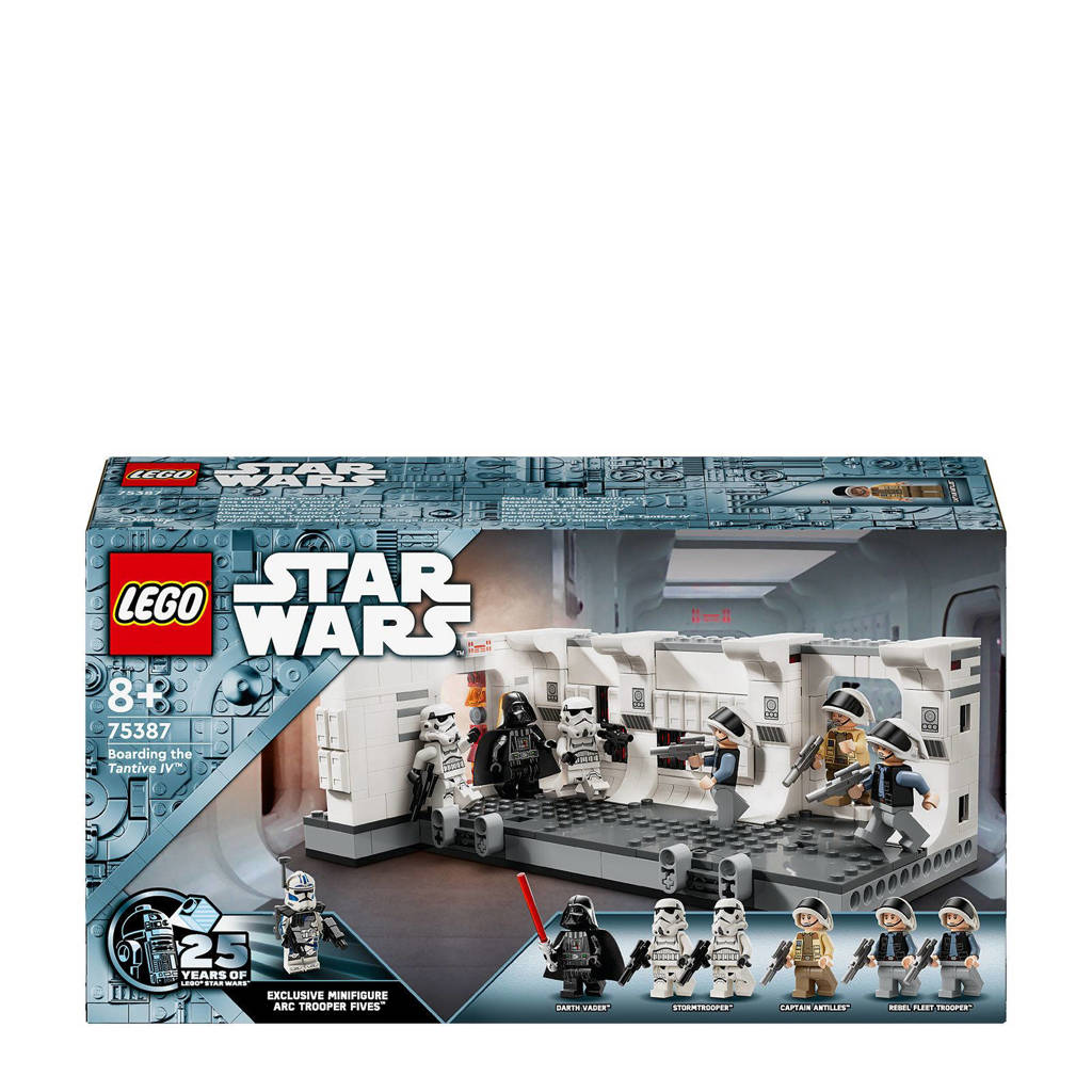 Mooie diorama, minder om mee te spelenAan boord van de Tantive IV Bouwbare speelgoed Set voor Rollenspellen 75387