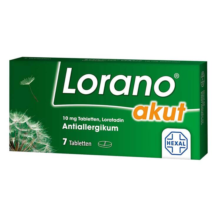 Lorano akut 10 mg Tabletten, 7 St
