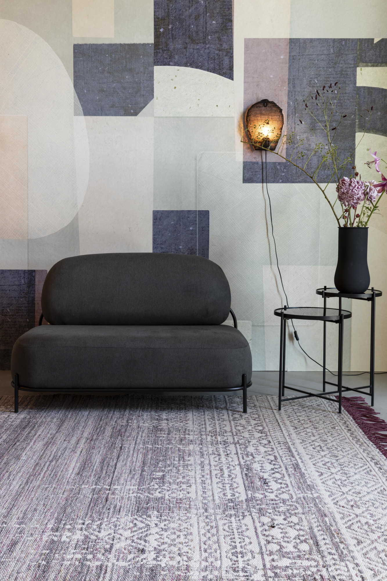 Vloerkleed Liz 200x300 zeeblauw
