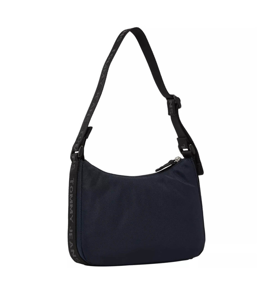 Bolsa de ombro essencial Tommy Jeans com detalhe azul-marinho